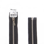 Silver Metallic Zipper - Ribes y Casals