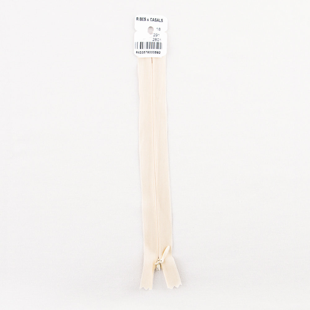 Cremallera Invisible 2801 Piel - Ribes y Casals