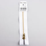 White Metal Zipper Mesh 3 - Ribes y Casals