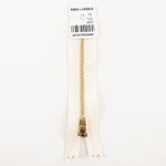 Metal Zipper 3 Mesh Ecru - Ribes y Casals
