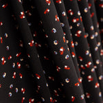 Polyester Crepe Sparkly Black - Ribes y Casals