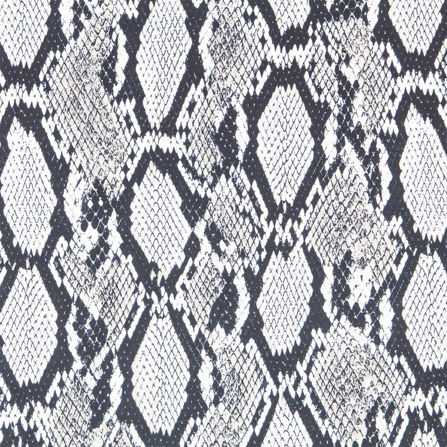 Crepe Animal Print Snake Gray - Ribes y Casals