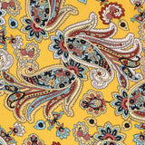 Yellow Paisley Crepe - Ribes y Casals