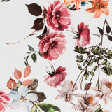 Printed Crepe Floral White - Ribes y Casals