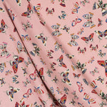 Printed Crepe Butterflies Nude - Ribes y Casals