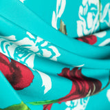 Crepe Flower Flamenco Aguamarine - Ribes y Casals