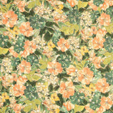 Green Camel Floral Crepe - Ribes y Casals