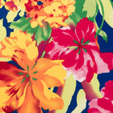 Crepe Flower Watercolor Electric Blue - Ribes y Casals