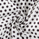 Thick Polka Dots Crepe Fabric White - Ribes y Casals