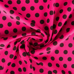Polka Dots Crepe Fabric Fuschia - Ribes y Casals