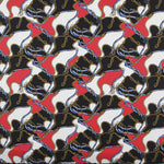 Hermès Black Red Crepe - Ribes y Casals