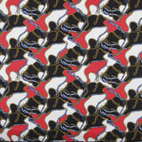 Hermès Black Red Crepe - Ribes y Casals