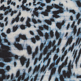 Blue Leopard Crepe  Tie-Dye - Ribes y Casals