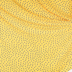 Crepe Blue Dots 7mm Yellow - Ribes y Casals
