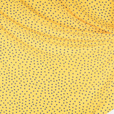 Crepe Blue Dots 7mm Yellow - Ribes y Casals