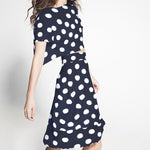 Crepe White Dots 33mm Black - Ribes y Casals