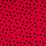 Crepe Dots Black 17mm Red - Ribes y Casals