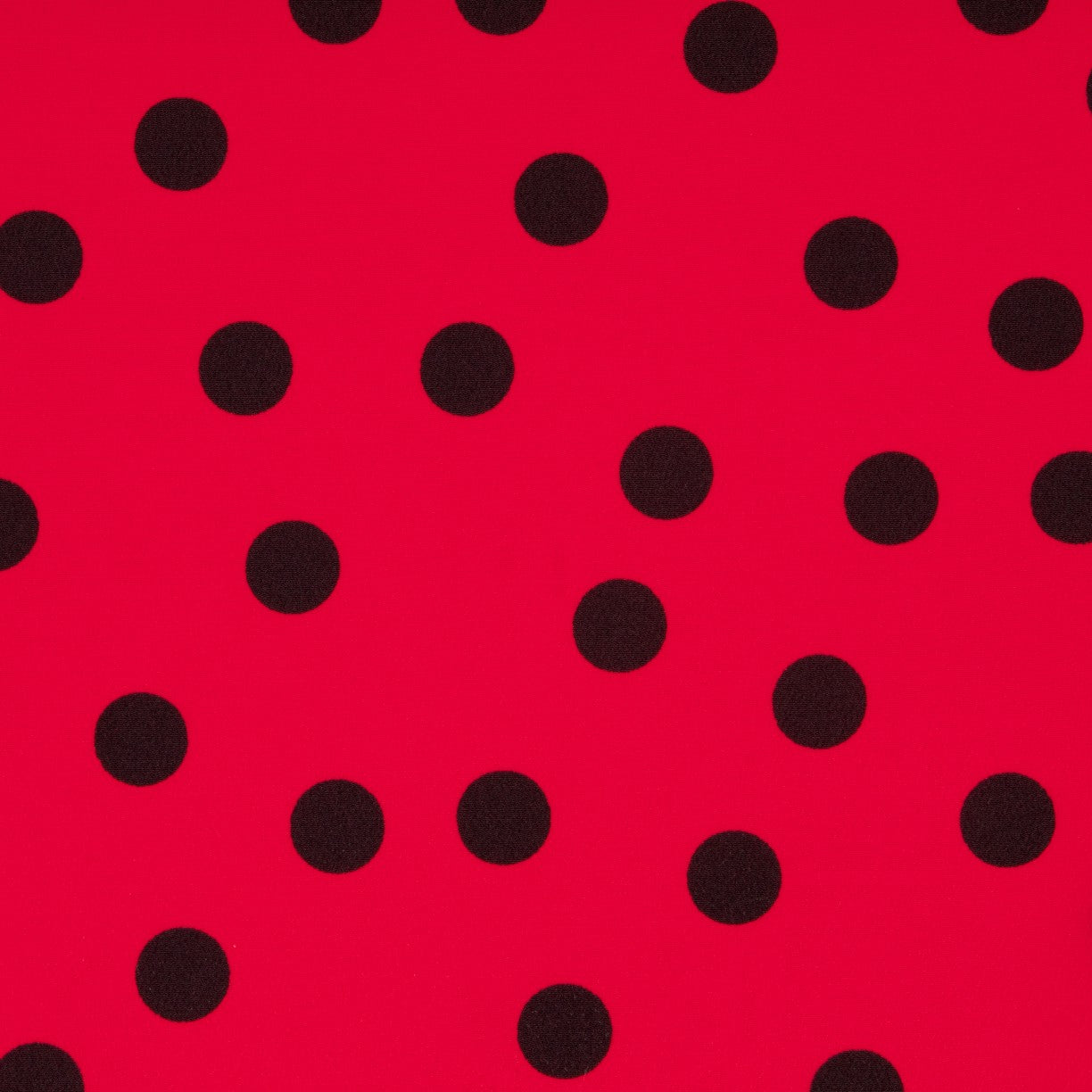 Crepe Dots Black 17mm Red - Ribes y Casals