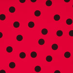 Crepe Dots Black 17mm Red - Ribes y Casals