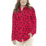 Crepe Dots Black 17mm Red - Ribes y Casals