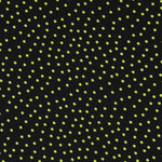 Crepe Green Dots 7mm Black - Ribes y Casals