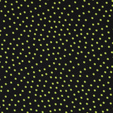 Crepe Green Dots 7mm Black - Ribes y Casals