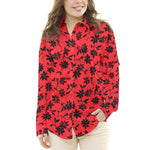 Maroccan Crepe Floral Red - Ribes y Casals