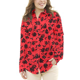 Maroccan Crepe Floral Red - Ribes y Casals