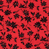 Maroccan Crepe Floral Red - Ribes y Casals