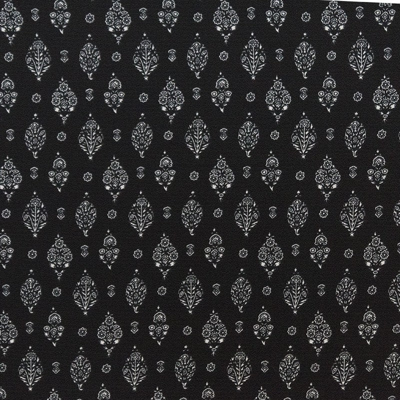 Moroccan Crepe Geometric Black - Ribes y Casals