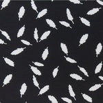 Moroccan Crepe Feathers Black - Ribes y Casals