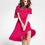 Raspberry Fashion Crepe Fabric - Ribes y Casals