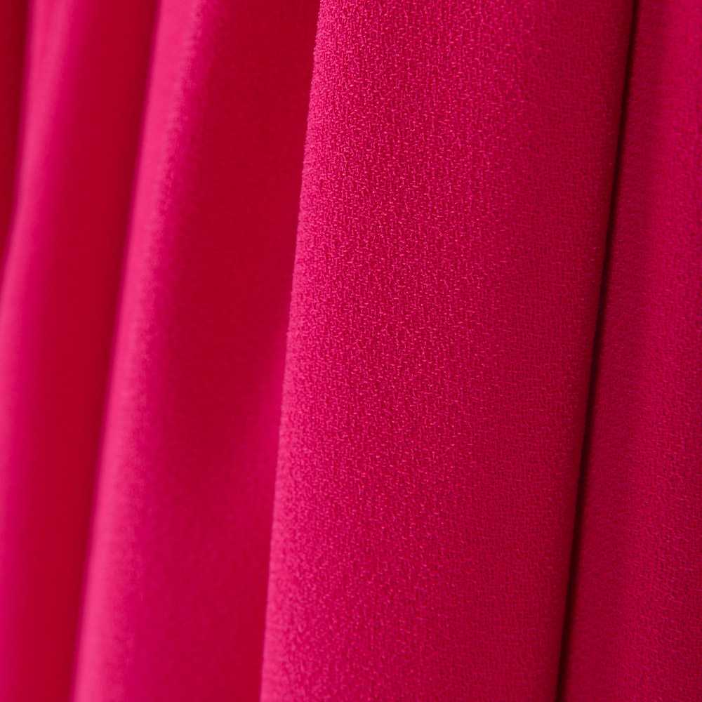 Raspberry Fashion Crepe Fabric - Ribes y Casals