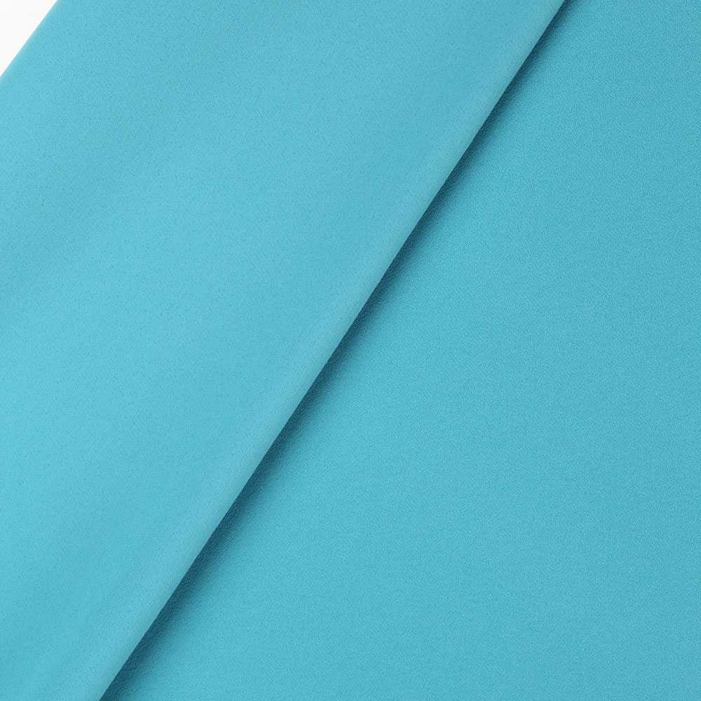 Turquoise Fashion Crepe Fabric - Ribes y Casals