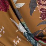 Crepe Oriental Kimono Ochre - Ribes y Casals