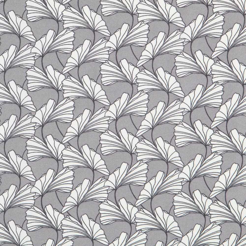 Tropical Gray Stretch Crepe - Ribes y Casals