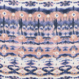 Blue Ethnic Tie Dye Crepe - Ribes y Casals