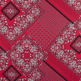 Red Arabic Viscose Crepe - Ribes y Casals