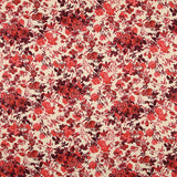 Red Flowers Viscose Crepe - Ribes y Casals