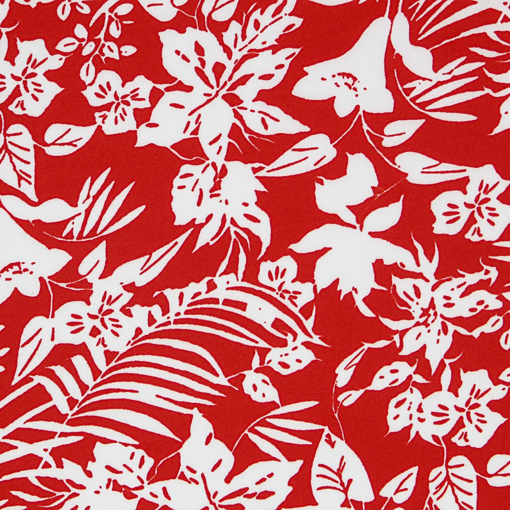 Red Cretan Viscose Crepe - Ribes y Casals