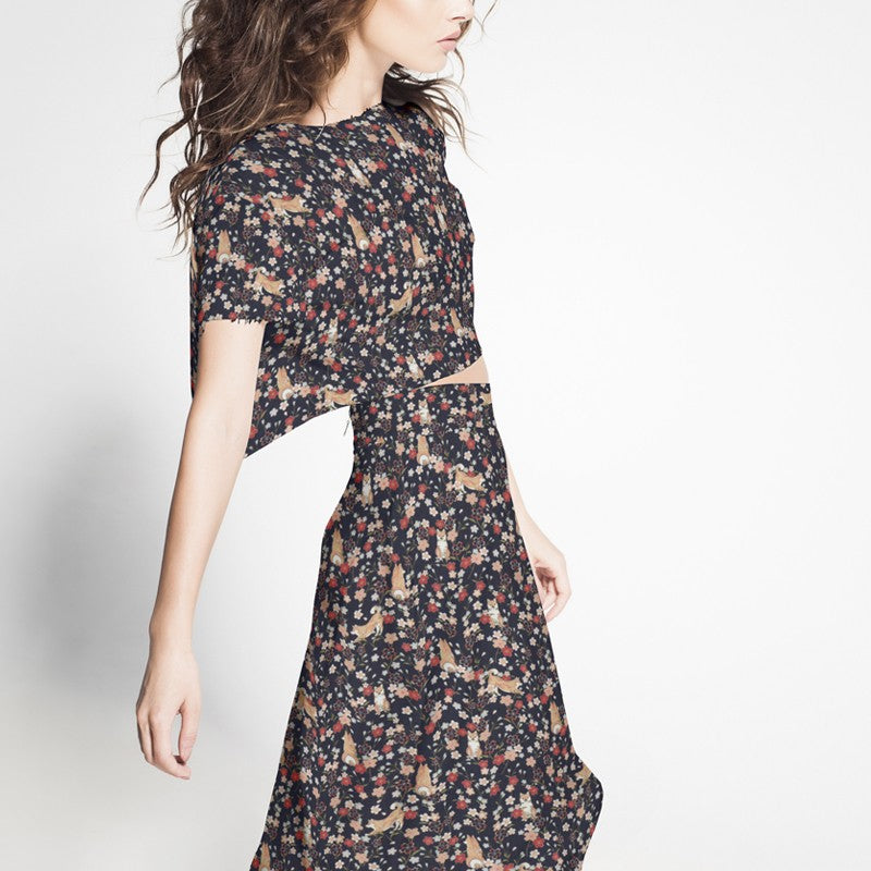 Crepe Viscose Fox Blue - Ribes y Casals