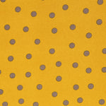 Dots Mustard Winter Crepe - Ribes y Casals