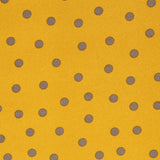 Dots Mustard Winter Crepe - Ribes y Casals