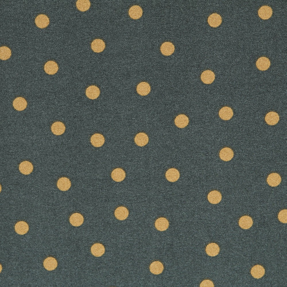 Dark Green Dots Winter Crepe - Ribes y Casals