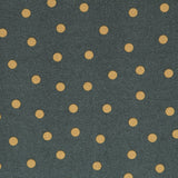Dark Green Dots Winter Crepe - Ribes y Casals
