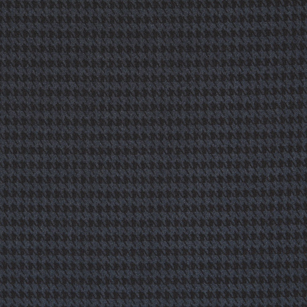Crepe Winter Blue Houndstooth - Ribes y Casals