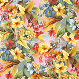 Crepe China Viscosa Tropical Sunset - Ribes y Casals