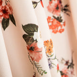 Thick Crepe Floral Ecru - Ribes y Casals