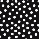 Crepe White Dots 33mm Black - Ribes y Casals
