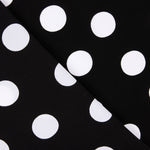 Crepe White Dots 33mm Black - Ribes y Casals